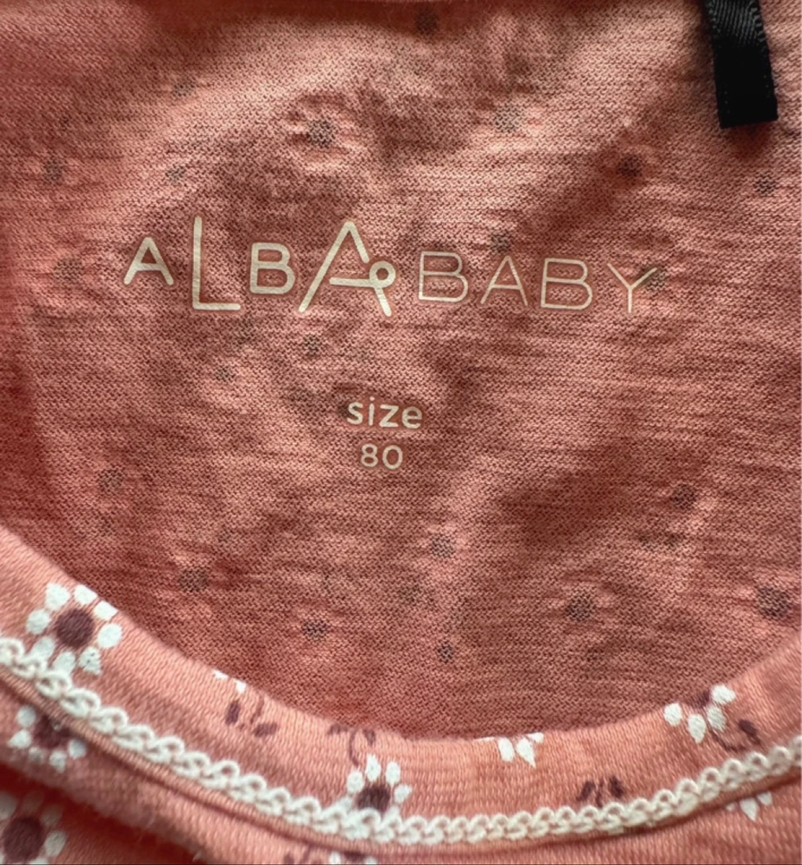 Blusa com flores / 80 / Albababy / rosa – photo 2